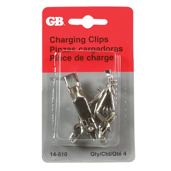 Gardner Bender Gardner Bender 10 amps Battery Charging Clips 4 pk 14-510 - main